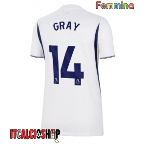 Tottenham Hotspur Archie Gray #14 Prima Maglia Femmina 2026-27 Manica Corta
